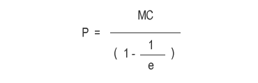 price determination formula in monopoly